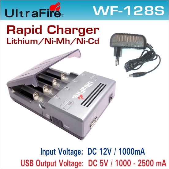UltraFire WF-128S nabíjačka 4 slot