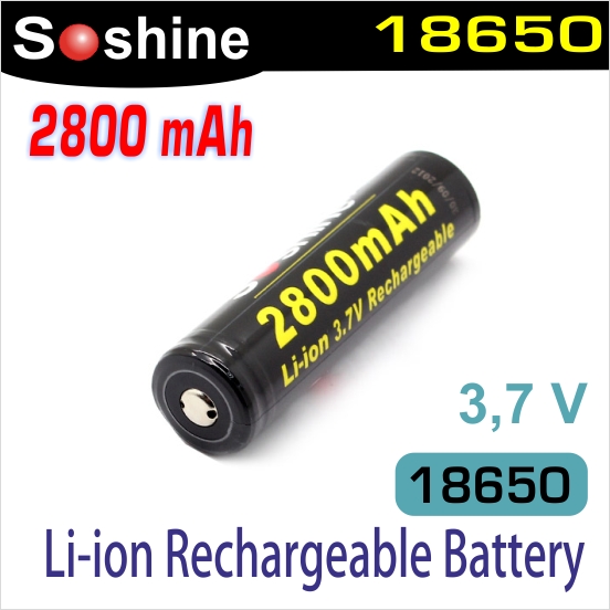 Soshine 18650 / 2800mAh Li-Ion akumulátor s OCHR