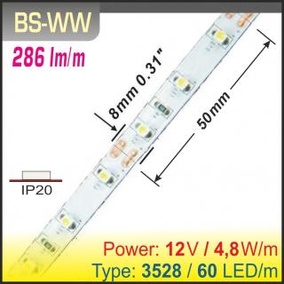 TP-BS-WW 5m teplá biela