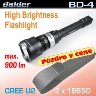 Balder BD-4 LED baterka U2 + púzdro, 2x18650