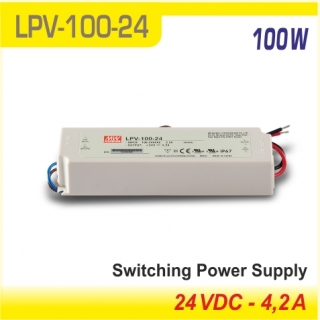 LPV-100-24 napájací zdroj 100W 24V/4,2A IP67